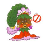  angry deku_princess dress flower leaf makeup nintendo no_symbol purple_earrings red_dress the_legend_of_zelda the_legend_of_zelda:_majora&#039;s_mask weeeeps 