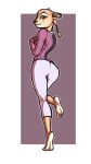  2019 5_toes absurd_res antelope anthro bovid butt_pose cinderella cinderella_3d clothed clothing digital_media_(artwork) feet female gazelle hi_res humanoid_feet looking_at_viewer luraiokun mammal simple_background soles solo toes 