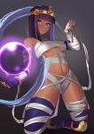  bandages kagematsuri menat naked_ribbon street_fighter_v tagme thighhighs 