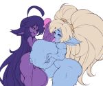  animal_humanoid balls big_balls big_breasts big_penis breasts curvaceous dickgirl dickgirl/female duo female huge_balls huge_breasts huge_penis humanoid humanoid_penis hyper hyper_balls hyper_breasts hyper_penis intersex intersex/female league_of_legends licking looking_at_penis lulu_(lol) muscular muscular_female nipples nude open_mouth oral penis penis_lick poppy_(lol) riot_games sex smile standing sweat tangobat thick_thighs titfuck tongue tongue_out vein veiny_penis video_games yordle 
