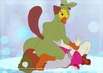  anthro anthrofied butt_smother facesitting female female/female female_protagonist_(pok&eacute;mon_swsh) grookey human human_on_anthro interspecies mammal nintendo pok&eacute;mon pok&eacute;mon_(species) pok&eacute;morph primate tagme the-hooded-grimpy video_games 