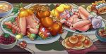  2girls anal angry areolae ass bdsm bent_over blonde_hair blue_eyes blush bondage bound breasts brown_hair butter carrot cheep_cheep corn crown deep_cheep ear_piercing earrings food highres jewelry mario_(series) multiple_girls mushroom navel nintendo nipples nude piercing princess_daisy princess_peach pussy rolls rope shaxbert side_boob super_mario_bros. super_mario_land sweat thighs vaginal vegetables 