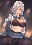  antiqq bra hamakaze_(kancolle) kantai_collection pantyhose 