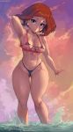  bikini boku_no_hero_academia erect_nipples robutts swimsuits uraraka_ochako wet 