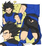  1boy ass blue_armor dragon_ball dragon_ball_legends male_focus monkey_tail shallot_(dragon_ball) tail 