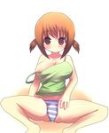  blush breasts cleavage hinako hinako_(issho_ni_training) issho_ni_training panties smile teenage underwear 