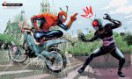  kamen_rider kamen_rider_black kamen_rider_black_(series) kikomauriz spider-man tagme 