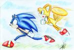  2010 clothing eulipotyphlan footwear gloves hedgehog mammal miles_prower shilumi shoes sonic_(series) sonic_the_hedgehog traditional_media_(artwork) 