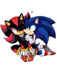  &lt;3 2012 clothing footwear gloves green_eyes male one_eye_closed red_eyes shadow_the_hedgehog shilumi shoes sonic_(series) sonic_the_hedgehog wink 