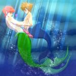  alternate_species anal anal_penetration animal_genitalia animal_humanoid animal_penis ariel_(disney) blonde_hair blue_eyes blush cetacean cetacean_humanoid cetacean_penis crossgender disney dolphin_humanoid duo fish frottage genital_slit hair hi_res hug humanoid inicka jewelry kingdom_hearts male male/male mammal marine marine_humanoid merfolk mermaidification necklace nude open_mouth penetration penis red_hair seashell sex slit smile sora_(kingdom_hearts) square_enix tapering_penis the_little_mermaid toothed_whale underwater video_games water 