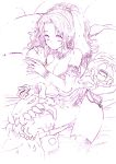  1girl breasts cleavage dress kara_(color) solo 