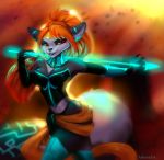  anthro asheraart canid canine female fennec fox hi_res magic mammal midna nintendo solo the_legend_of_zelda twilight_princess video_games warrior 