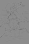  anthro balls big_balls big_penis blush clothing english_text erection first_person_view gardevoir girly hi_res huge_balls huge_penis humanoid_penis hyper hyper_balls hyper_penis legwear male monochrome nintendo penis penis_towards_viewer pok&eacute;mon pok&eacute;mon_(species) receiving_pov simple_background sketch slim solo spreading sweat teeth text theboogie thigh_highs video_games wet wince 