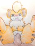  3_toes begging begging_pose black_eyes black_nose black_stripes blush clitoris colored_pencil_(artwork) cute_fangs eiroru faceless_male female fluffy fur growlithe half-closed_eyes hi_res huff interspecies male male/female nintendo open_mouth orange_fur pawpads penetration penis pink_pawpads pok&eacute;mon pok&eacute;mon_(species) pok&eacute;philia pussy pussy_juice sketch snout striped_fur stripes toes tongue traditional_media_(artwork) vaginal vaginal_penetration video_games white_fur 