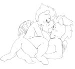  2019 big_breasts blush breasts equid equine female friendship_is_magic hi_res male male/female mammal mcsweezy monochorme monochrome my_little_pony pterippus sex sketch soarin_(mlp) spitfire_(mlp) thick_thighs wonderbolts_(mlp) 