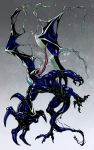  flying goo_creature shiny_tb symbiote venom_(spider-man) wings 