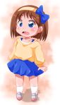  1girl blue_eyes child kuriki_youko orange_hair shishinon zettai_muteki_raijin-oh 