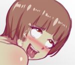  1girl ahegao bokuman breasts casting_couch character_request kill_la_kill large_breasts lowres 