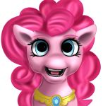  friendship_is_magic jbond jewelry my_little_pony open_mouth parody pinkie_pie_(mlp) portrait 