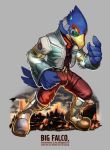  anthro avian bird city clothed clothing destruction falco_lombardi hi_res male nintendo rampage solo star_fox video_games wolfmalro 