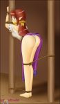  2goodsharks absurdres blue_eyes cloth_gag elf gag gagged highres improvised_gag long_hair malon nintendo over_the_mouth_gag panties pointy_ears red_hair the_legend_of_zelda the_legend_of_zelda:_ocarina_of_time underwear white_panties 