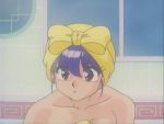  1girl animated animated_gif breasts double_bun long_hair lowres nipples ranma_1/2 shampoo_(ranma_1/2) 