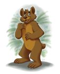  2019 anthro brown_fur by-nc-nd creative_commons digital_media_(artwork) fur hi_res little_bear little_bear_(character) male mammal orlandofox ursid young 