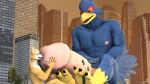  3d_(artwork) anthro avian big_penis bird canid canine canis city digital_media_(artwork) falco_lombardi feet fox fox_mccloud hi_res human humanoid_penis licking macro male mammal nintendo oral penis penis_lick sex sitting source_filmmaker star_fox tongue tongue_out video_games worship zillastudio 