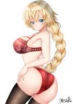  ass bra fate/grand_order jeanne_d&#039;arc jeanne_d&#039;arc_(fate) nuts_(artist) pantsu thighhighs 