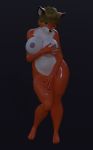  3d_(artwork) balloonie big_breasts breasts canid canine digital_media_(artwork) female fox hi_res mammal mcstuffins melody nude solo 
