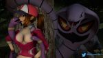  16:9 3d_(artwork) 4k absurd_res breasts clothing digital_media_(artwork) female feral hi_res interspecies mammal monsoonsfm nintendo open_mouth penetration pok&eacute;mon pok&eacute;mon_(species) pok&eacute;philia pussy reptile scalie sex smile tongue tongue_out vaginal video_games 
