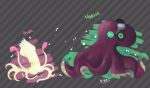  crown green_eyes headphones highres hime_(splatoon) iida_(splatoon) octopus realistic splatoon_(series) squid tentacle yellow_eyes 