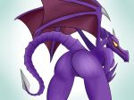  alien anthro breasts butt crossgender dragon female hi_res looking_back metroid nintendo presenting presenting_hindquarters pussy reptile ridley rorrek scalie space_dragon_(metroid) thick_thighs video_games 