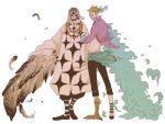  2boys animal marco_(one_piece) multiple_boys one_piece pell smile 