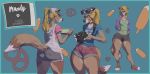  anthro butt_pose camera canid canine canis clothed clothing dessert domestic_dog eyewear female food hat hi_res ice_cream mammal model_sheet multiple_images multiple_posese nintendo nintendo_switch solo standing stoopix sunglasses thick_thighs video_games wide_hips 