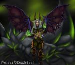  absurd_res blizzard_entertainment clothing demon demon_hunter digital_media_(artwork) elf fantasy female hair hi_res humanoid night_elf not_furry solo veliar video_games warcraft 