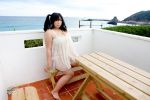  1girl asian black_hair breasts chouzuki_maryou large_breasts photo plump solo 