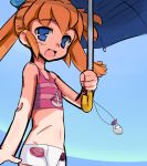  1girl blue_eyes child fushigi_mahou_fun_fun_pharmacy orange_hair popuri swimsuit 