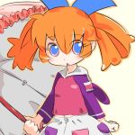  1girl blue_eyes child fushigi_mahou_fun_fun_pharmacy highres orange_hair popuri 