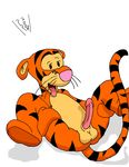  balls butt disney erection feline lying male mammal nude on_back penis plain_background rave_roo solo spread_legs spreading tiger tigger unknown_artist winnie_the_pooh winnie_the_pooh_(franchise) 