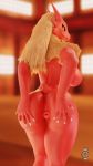  2019 3d_(artwork) absurd_res anthro anus avian bckiwi big_breasts big_butt blaziken blue_eyes blush breasts butt digital_media_(artwork) female hair hi_res looking_at_viewer looking_back nintendo nipples nude pok&eacute;mon pok&eacute;mon_(species) pussy solo spreading video_games 