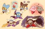  5boys dark_meta_knight kirby kirby_(series) magolor marx multiple_boys nintendo shadow_kirby sword weapon yellow_eyes 