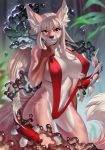  2019 5_fingers anthro blonde_hair breasts canid canine digital_media_(artwork) female fennec feral fish fox group hair hi_res kuroame loyse mammal marine navel orange_eyes ravica standing 