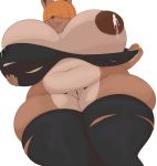  angrypotato96 anthro big_breasts bra breasts clothing female hair_over_eyes hi_res huge_breasts hyper hyper_breasts lactating legwear macropod mammal marsupial nipples obese obese_female overweight overweight_female pussy solo standing thick_thighs thigh_highs torn_clothing underwear voluptuous 