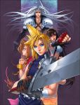  aerith_gainsborough buster_sword cloud_strife final_fantasy final_fantasy_vii sephiroth spikey_hair tifa_lockhart 