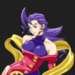  1girl breasts large_breasts long_hair lowres purple_hair rose_(street_fighter) street_fighter tagme 