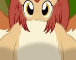  2019 absurd_res amber_eyes badumsquish canella_(oc) fan_character felid first_person_view fluffy hi_res looking_at_viewer mammal my_little_pony mythology solo sphinx wings 