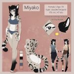  &lt;3 &lt;3_eyes 2019 5_fingers anthro bastika black_hair blue_eyes breasts clothed clothing clouded_leopard digital_media_(artwork) digitigrade felid female fur grey_fur hair hi_res mammal midriff model_sheet navel pantherine solo standing 