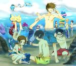  6+boys :t assisted_exposure ball beach beachball bikini bubble cape cyndaquil day dragonair erika_(pokemon) error food fruit gen_1_pokemon gen_2_pokemon gen_3_pokemon gloves goggles goggles_on_eyes gold_(pokemon) gyarados innertube jewelry kasumi_(pokemon) kotone_(pokemon) kuronomine marill minaki_(pokemon) multiple_boys multiple_girls ookido_green outdoors pantsing pendant pikachu poke_ball pokemon pokemon_(creature) pokemon_(game) pokemon_hgss pokemon_rgby pokemon_rse poliwag red_(pokemon) red_(pokemon_rgby) silver_(pokemon) starmie suicune swimsuit underwater wataru_(pokemon) water watermelon wingull 