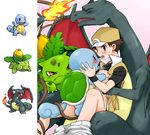  agemono charizard ivysaur pokemon pokemon_trainer red squirtle super_smash_bros. 